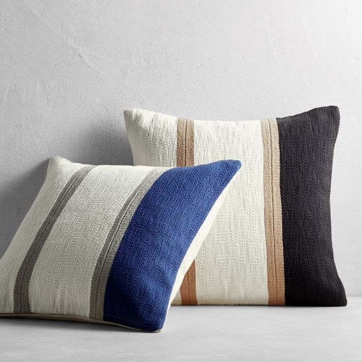 Dhurrie Stripe Pillow Cover No insert 20"x20"  thumbnail 3
