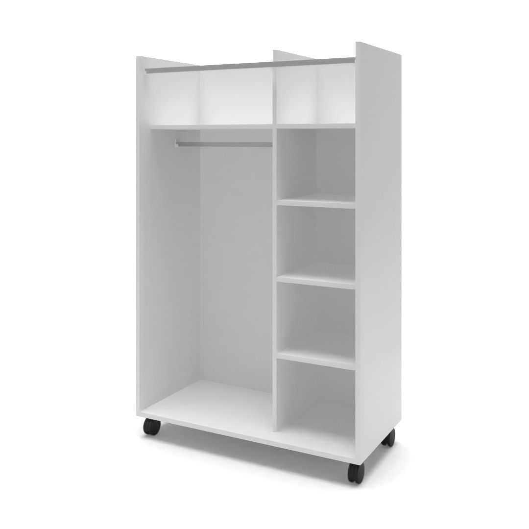Wes Mobile Curtain Storage Center Armoire thumbnail 2