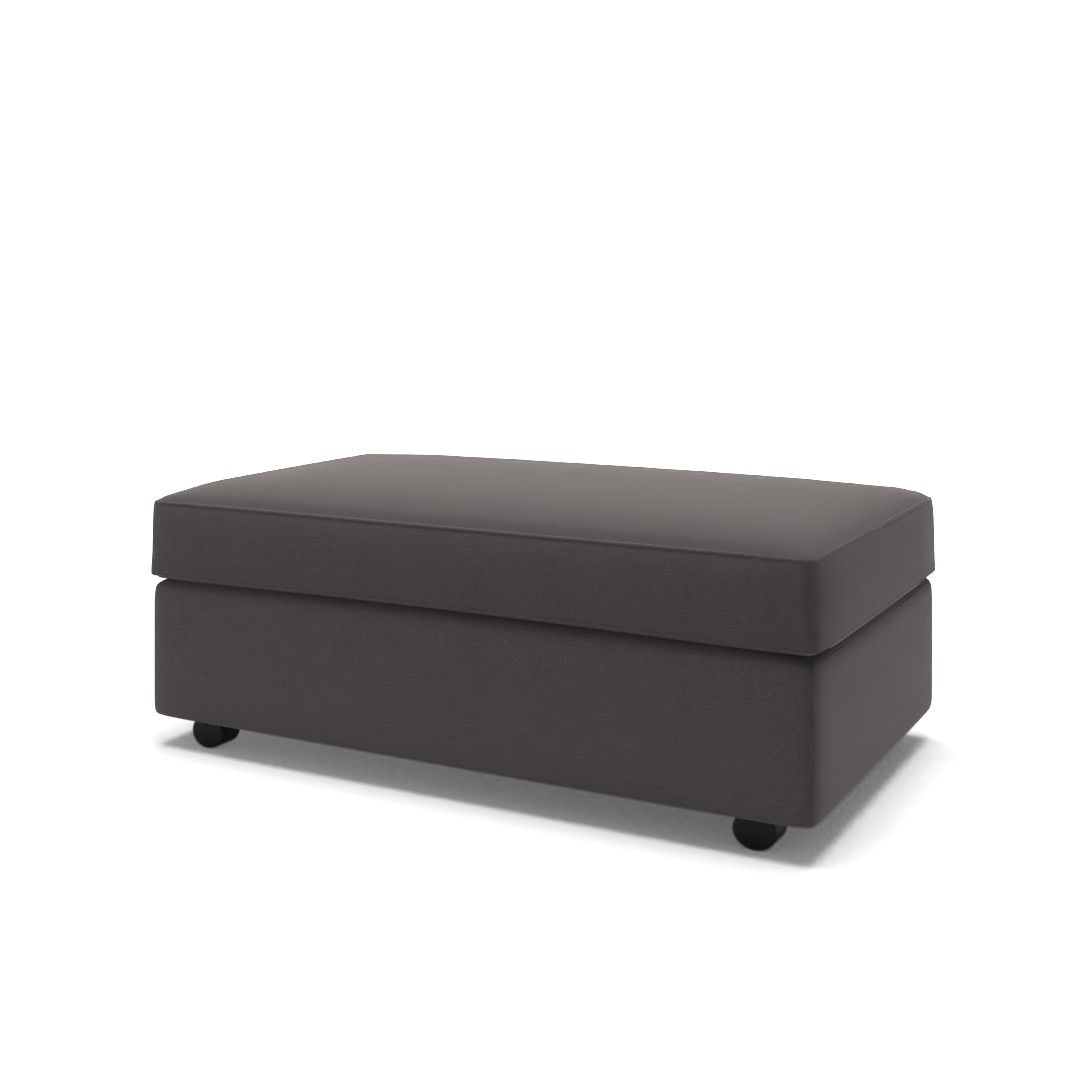 Jacob Rectangle Tied Storage Ottoman with Storage thumbnail 3