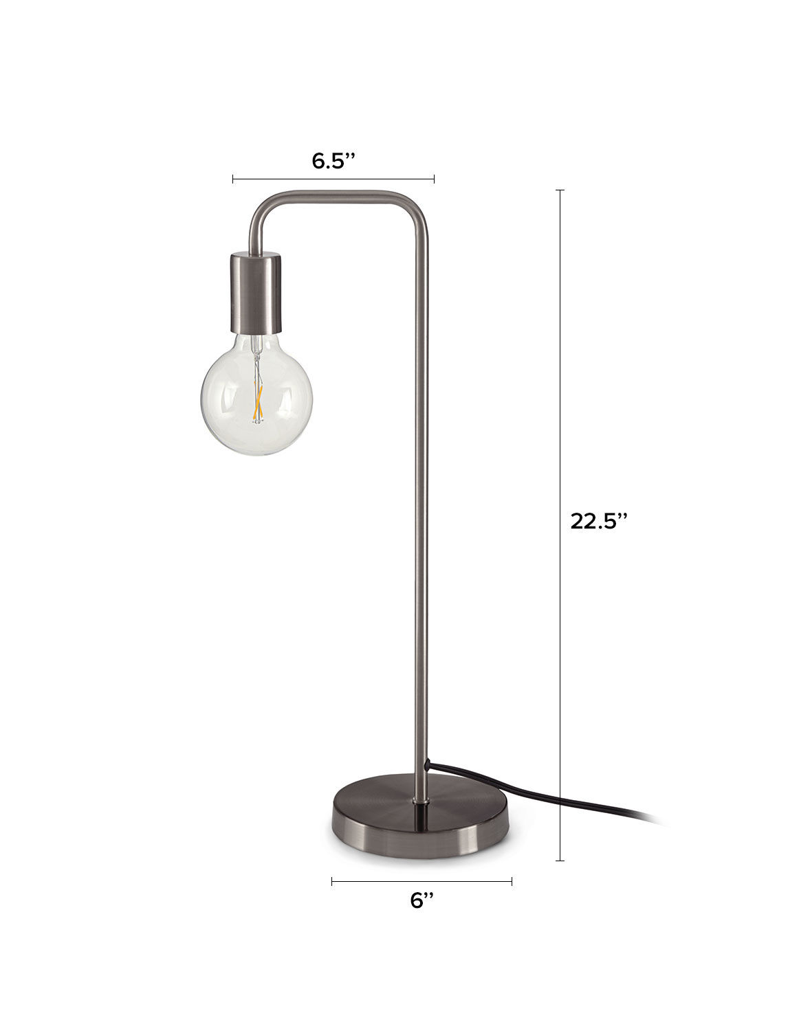 Beacon Gunmetal Table Lamp thumbnail 7