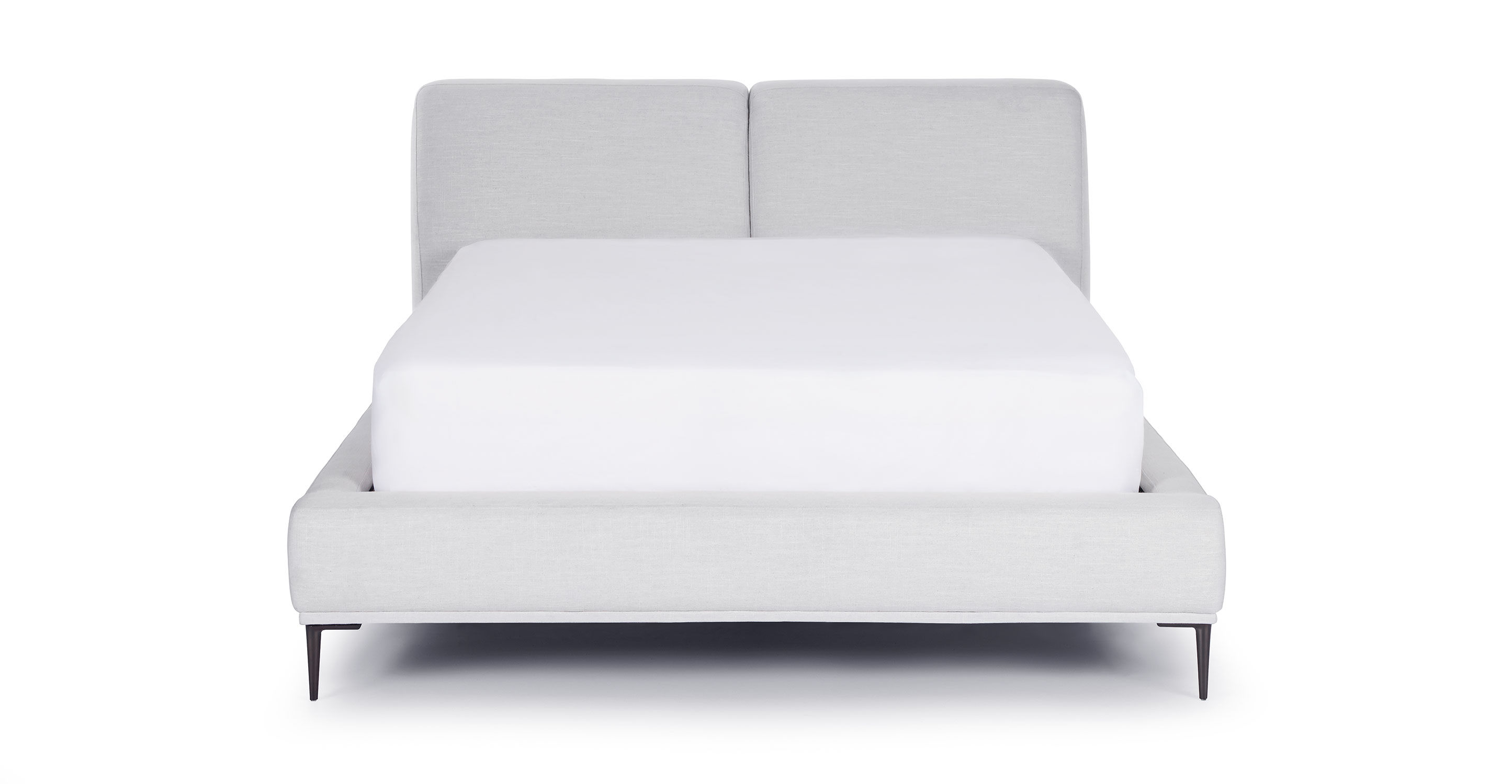 Abisko Mist Gray Bed Queen thumbnail 3