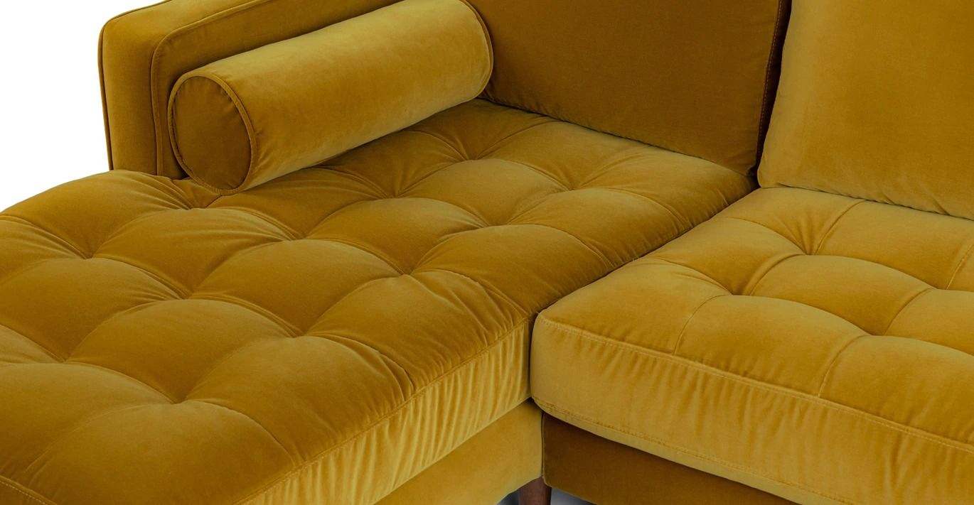 Sven Yarrow Gold Left Sectional Sofa thumbnail 7