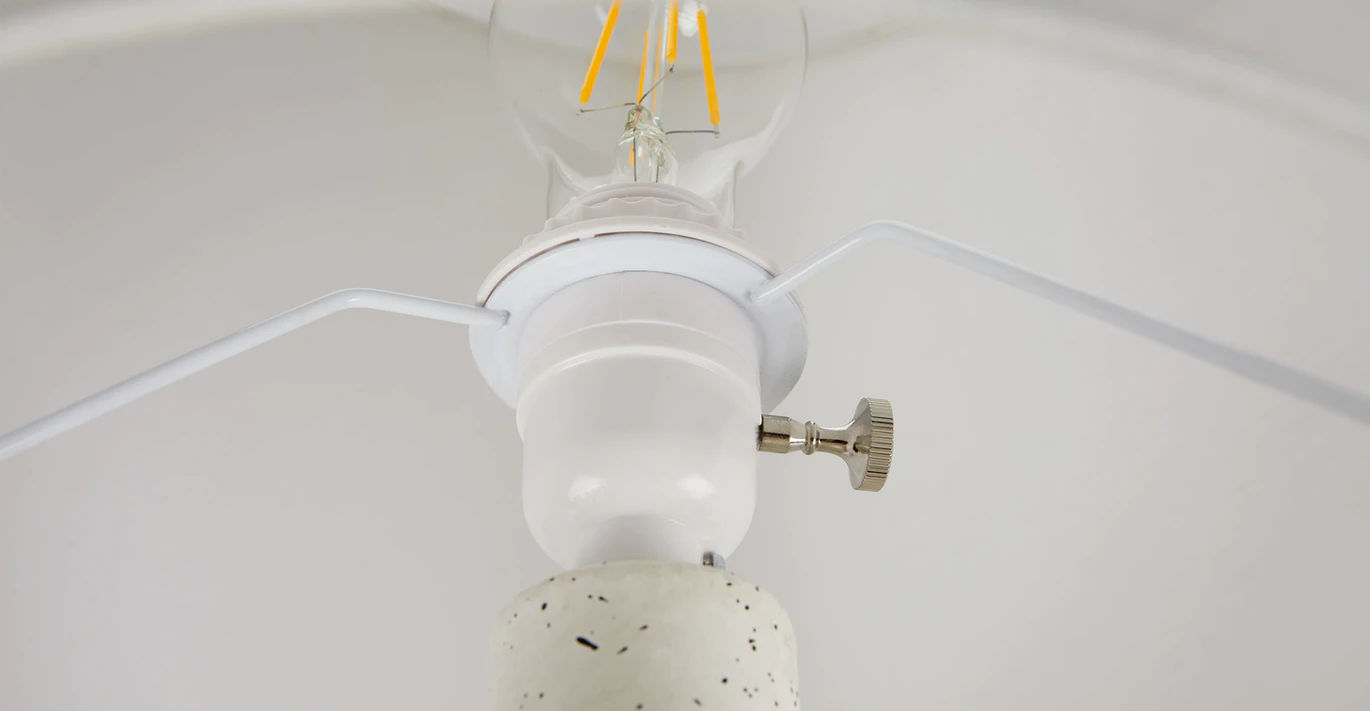 Rama White Table Lamp-21"  thumbnail 3