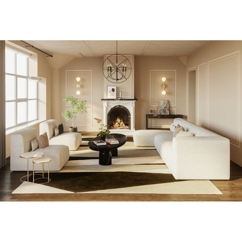 Hughesdale Wide Reversible Modular Sofa and Chaise thumbnail 3