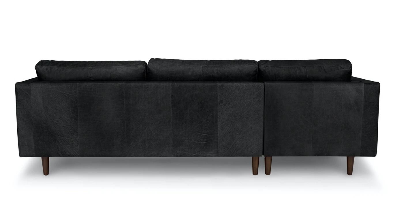 Sven Oxford Black Left Sectional Sofa thumbnail 5