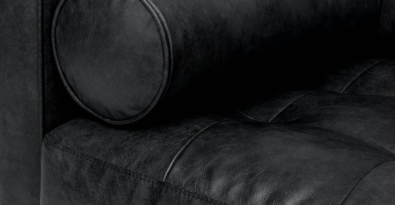 Sven Oxford Black Left Sectional Sofa thumbnail 6