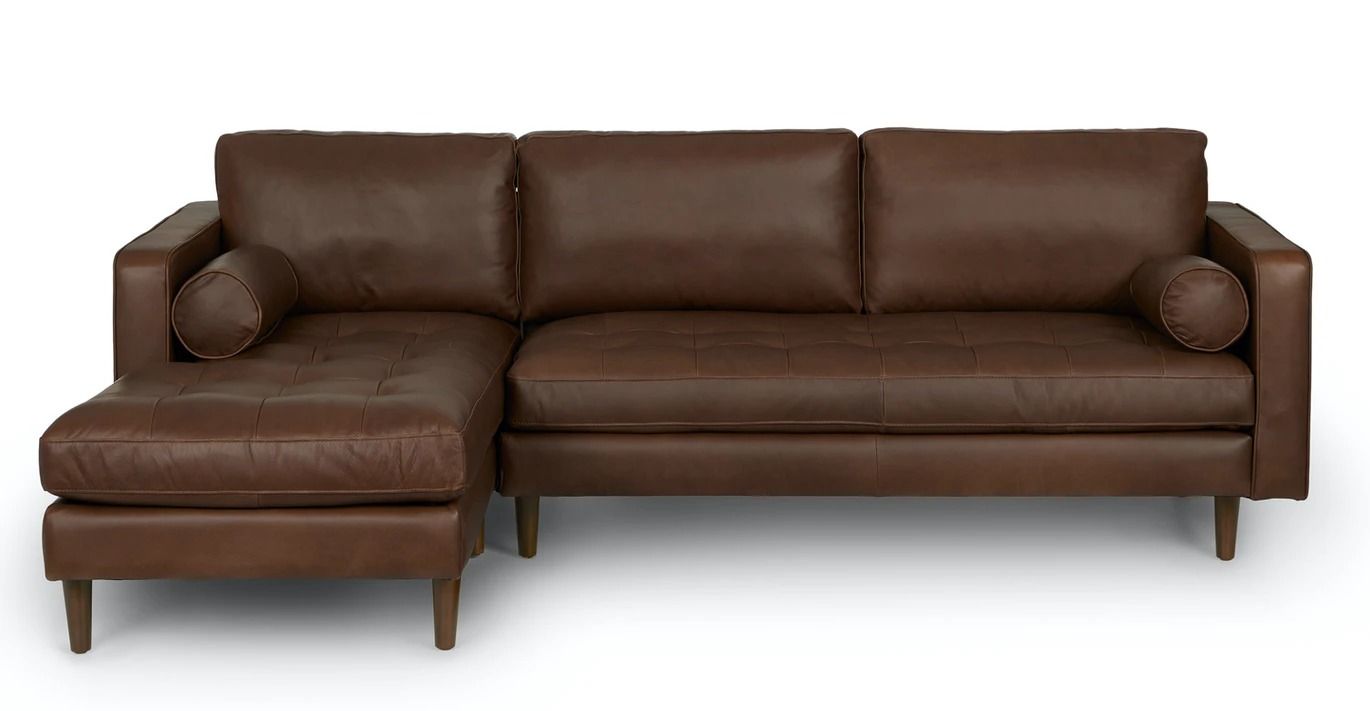 Sven Charme Chocolat Left Sectional Sofa thumbnail 3