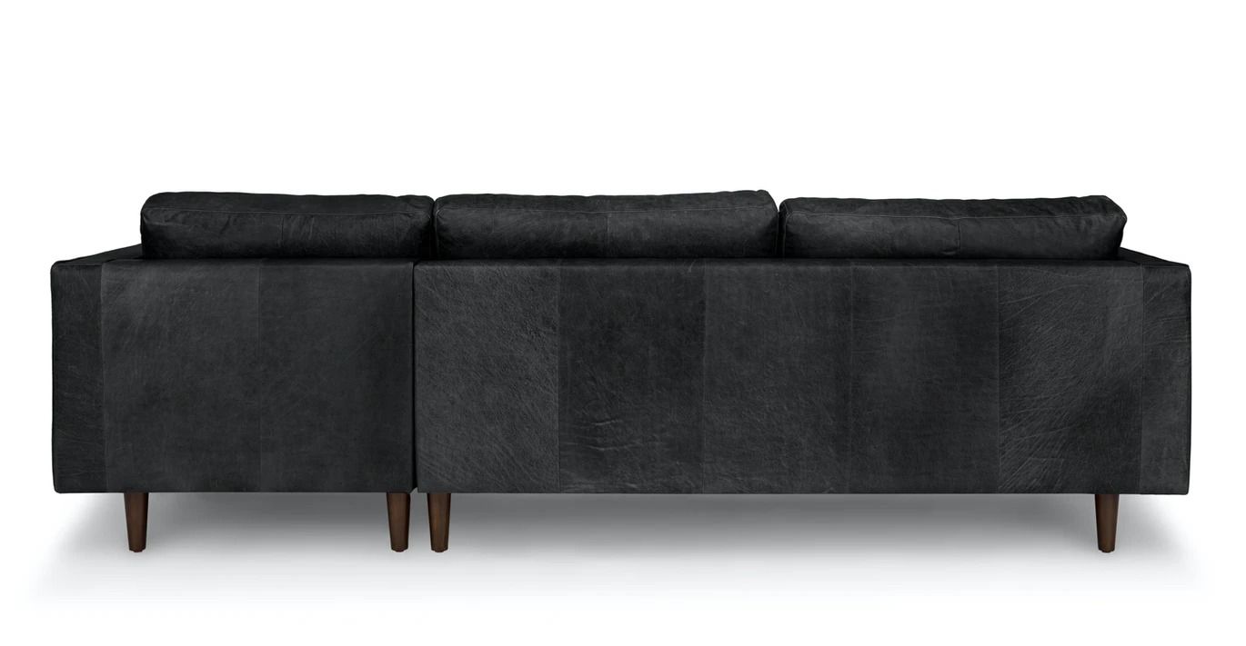 Sven Oxford Black Right Sectional Sofa thumbnail 5