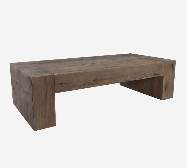 Raymond Rectangular Reclaimed Wood Coffee Table thumbnail 4