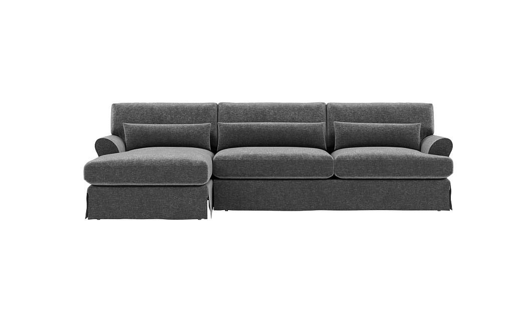Maxwell Slipcovered Sectional Sofa With Left Chaise thumbnail 2