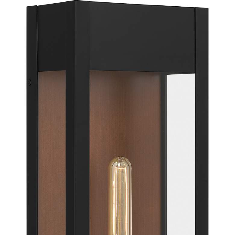 Quoizel Maren High Matte Black Modern Outdoor Wall Light thumbnail 4
