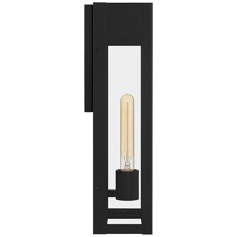 Quoizel Maren High Matte Black Modern Outdoor Wall Light thumbnail 2