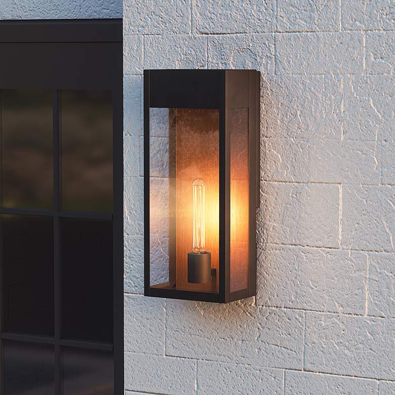 Quoizel Maren High Matte Black Modern Outdoor Wall Light thumbnail 6