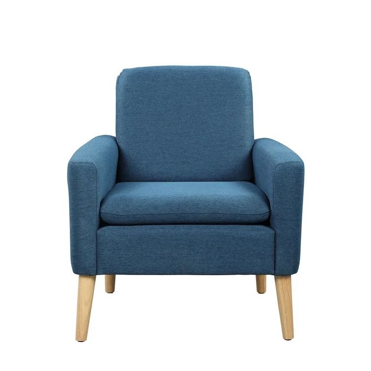 Biggerstaff Wide Linen Armchair thumbnail 3