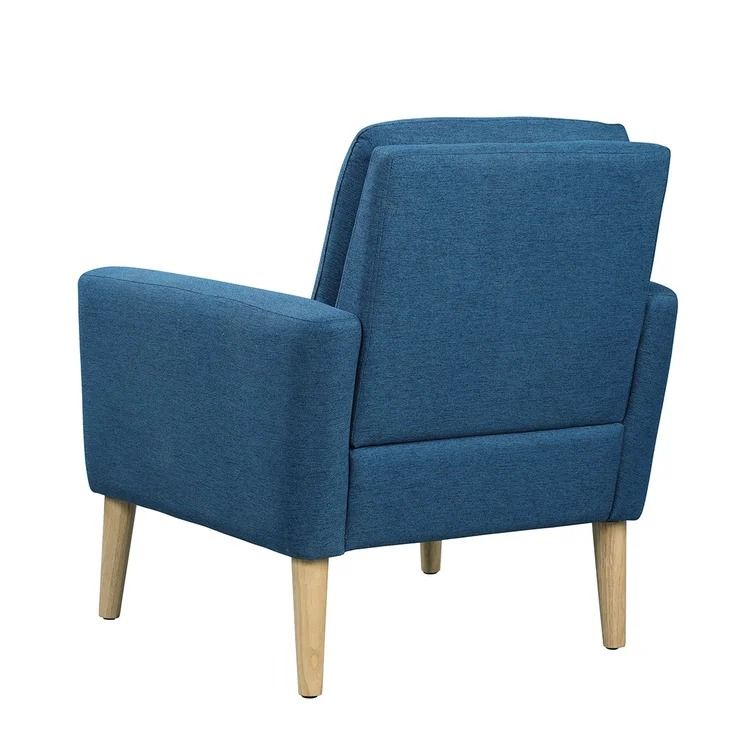 Biggerstaff Wide Linen Armchair thumbnail 4