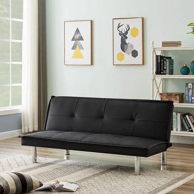 Marsing Faux Leather Armless Sleeper thumbnail 2