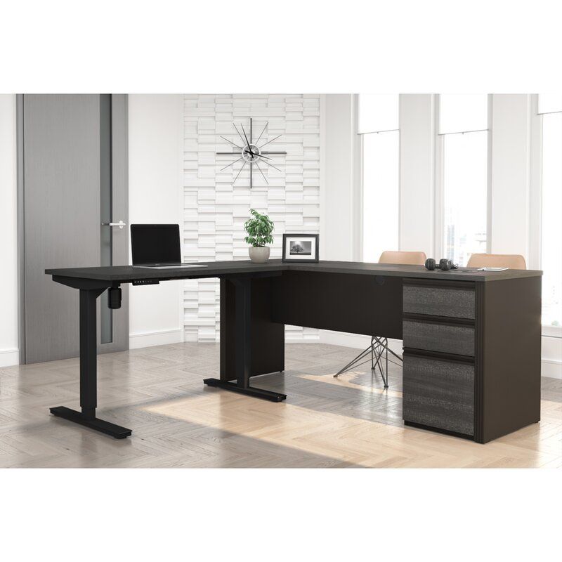Kenworthy Reversible L Shape Standing Desk thumbnail 2