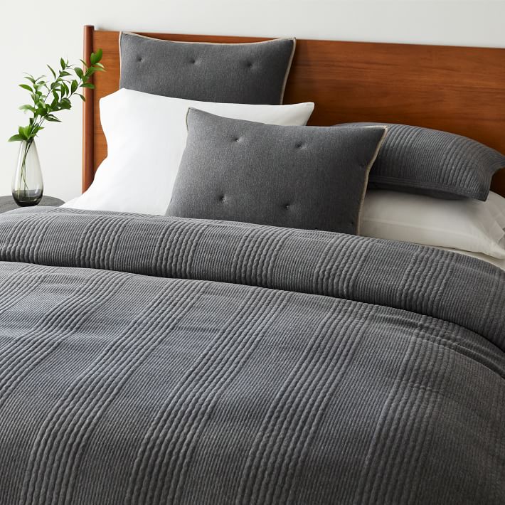 Cotton Cloud Jersey Duvet Cover-Queen thumbnail 2