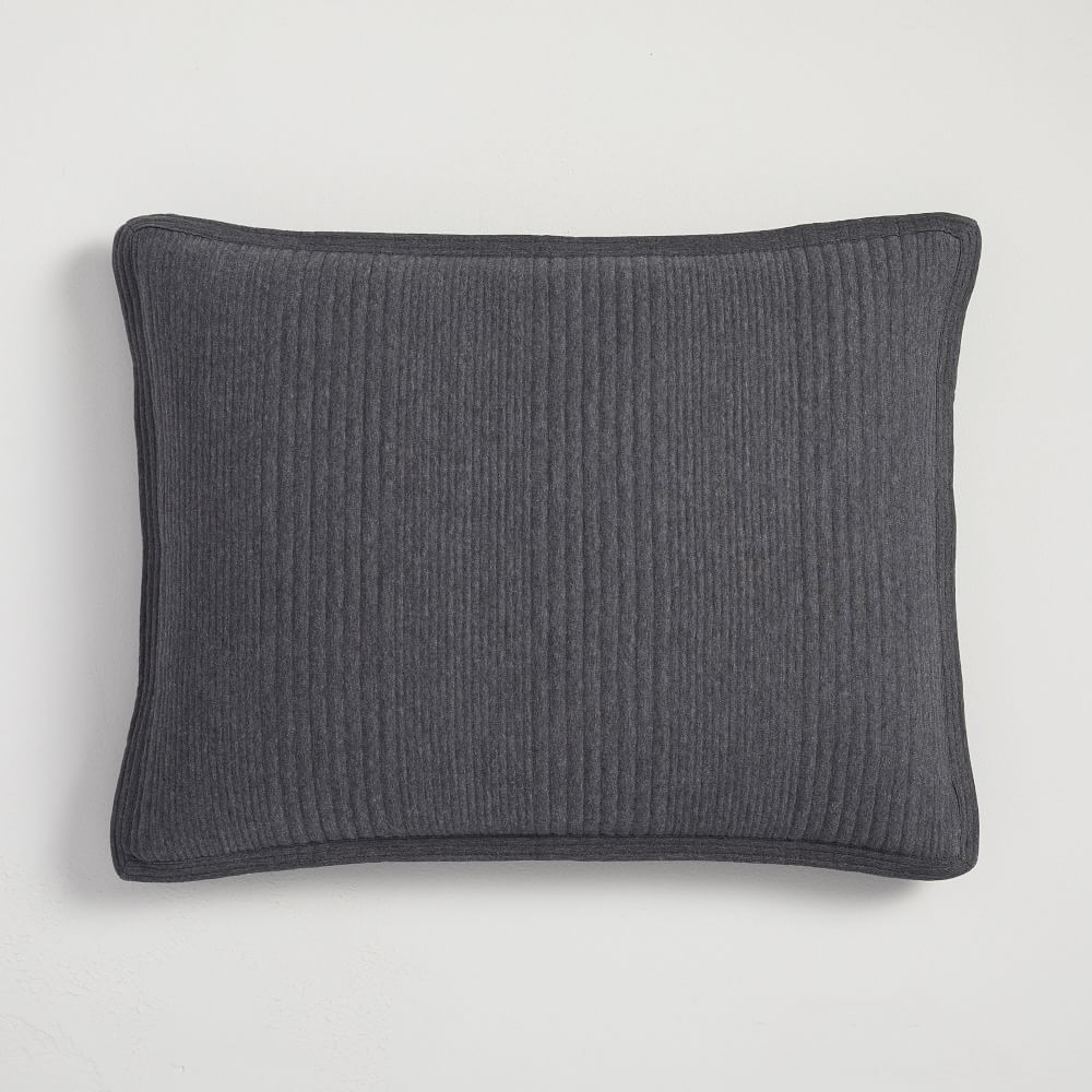 Cotton Cloud Jersey Sham With Insert-26"x20" thumbnail 2