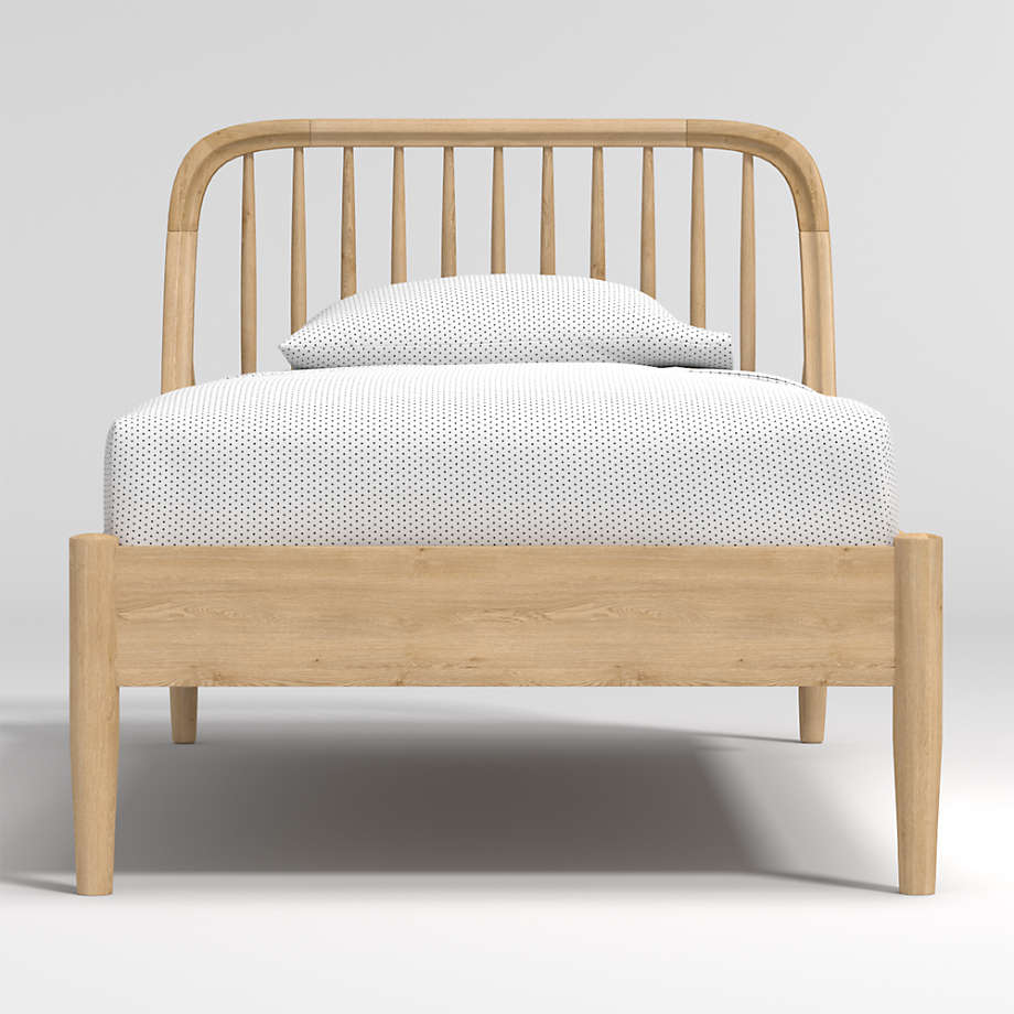 Bodie Oak Spindle Kids Bed-Twin thumbnail 2