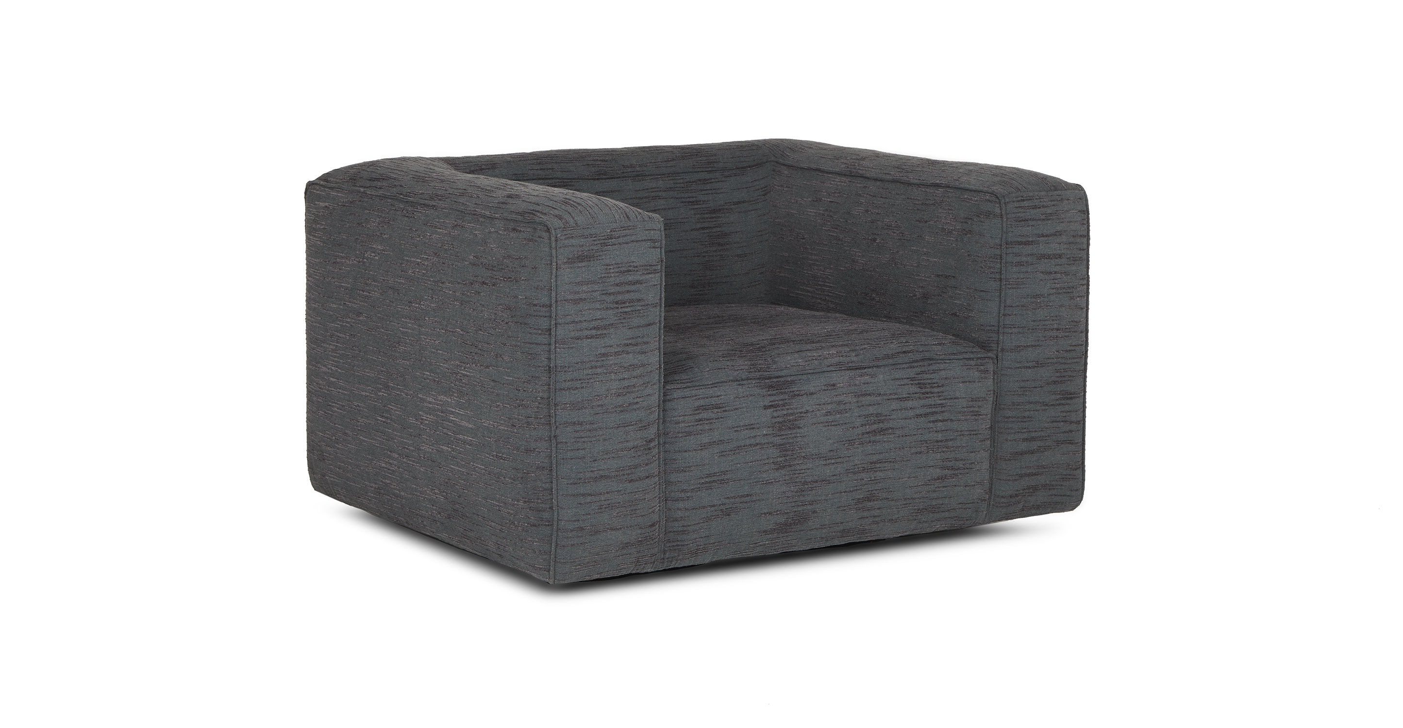 Cigar Melrose Blue Swivel Chair thumbnail 3