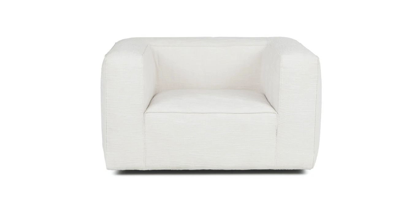 Cigar Ankara Ivory Swivel Chair thumbnail 3