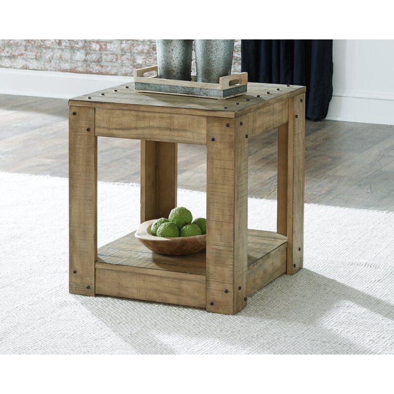Baronet Solid Wood End Table thumbnail 4