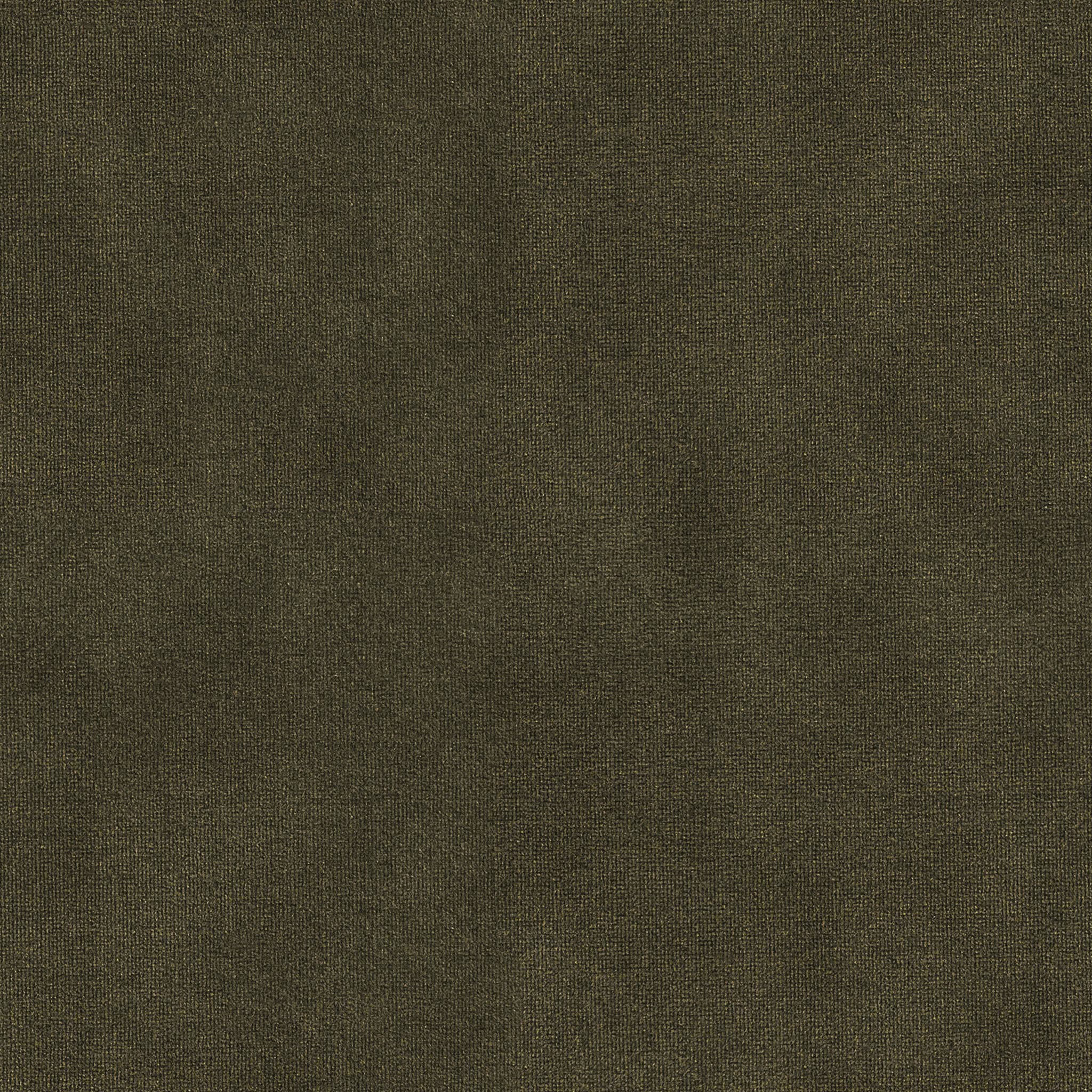 Cotton Velvet Curtain Dark Olive 96" thumbnail 4