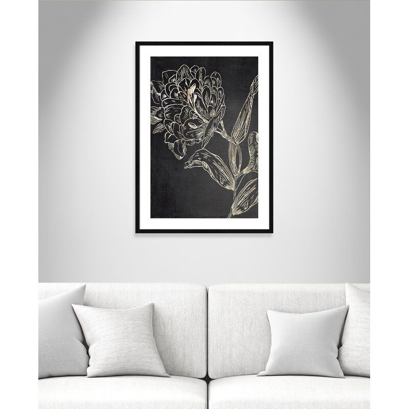 Golden Flower Folklore II by Asia Jensen With Frame 25.5"x35.5" thumbnail 3