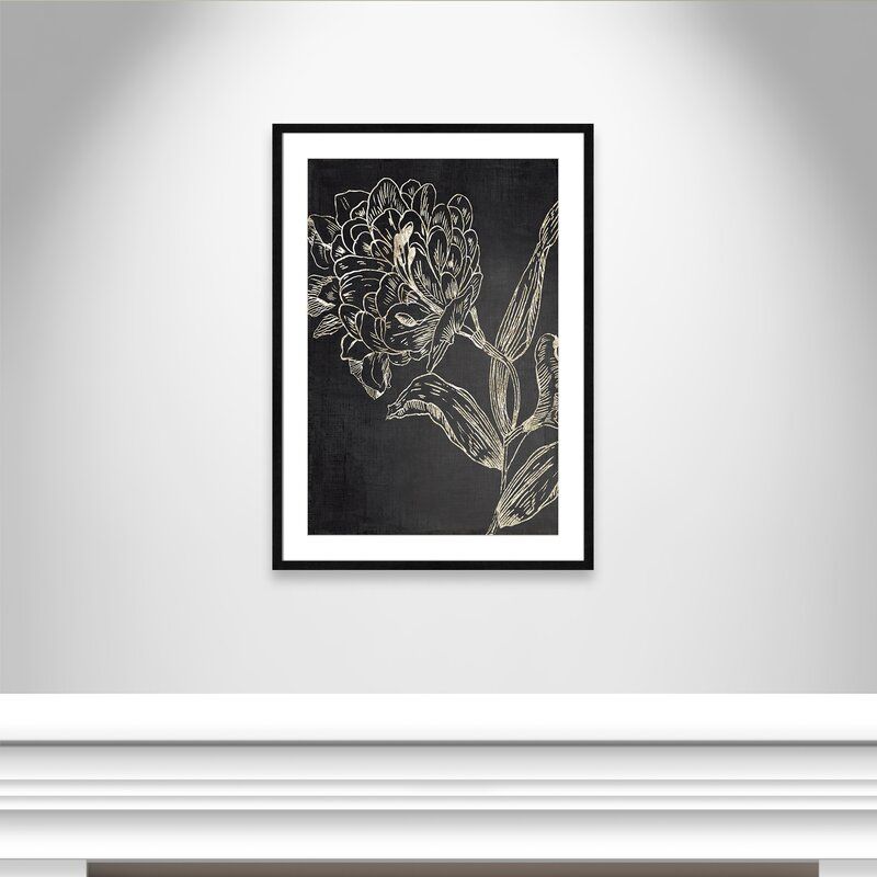 Golden Flower Folklore II by Asia Jensen With Frame 25.5"x35.5" thumbnail 4