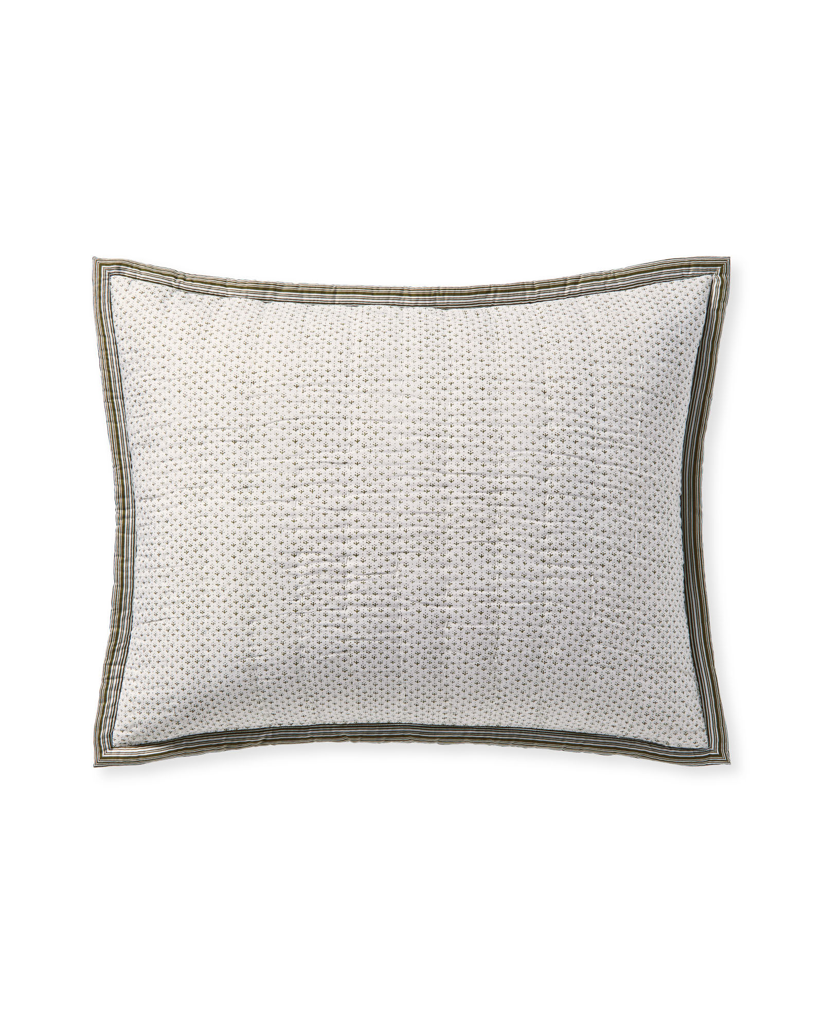 Artichoke Quilted Shams With Insert-26"x26" thumbnail 3