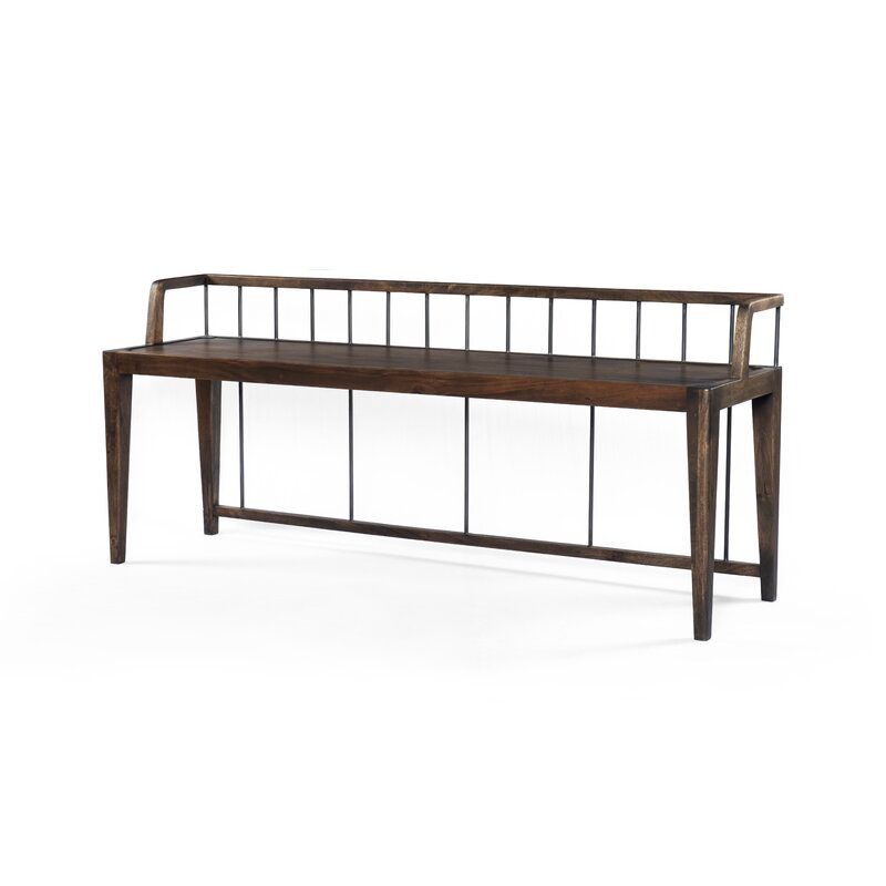 Daziah Solid Wood Bench thumbnail 2