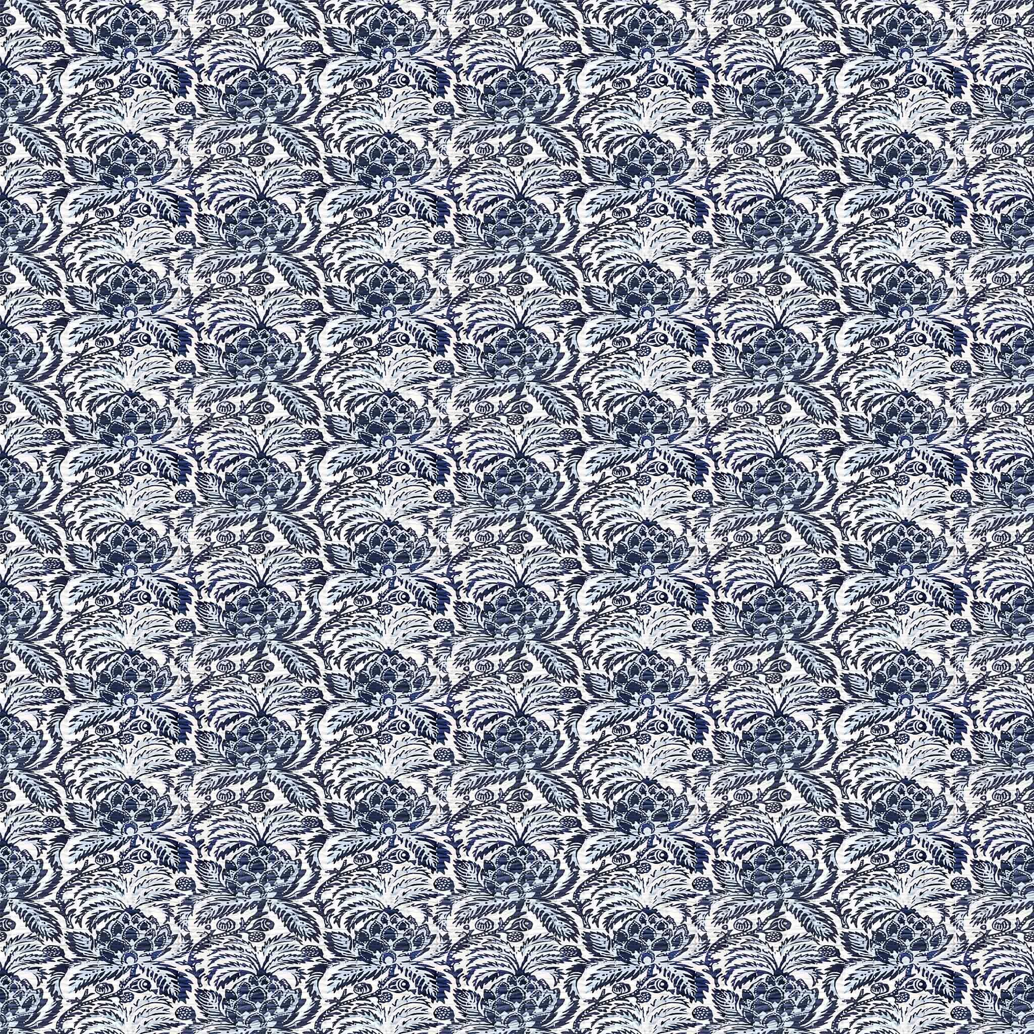 Artichoke Quilted Shams Euro Navy Without Insert 26"x26" thumbnail 4