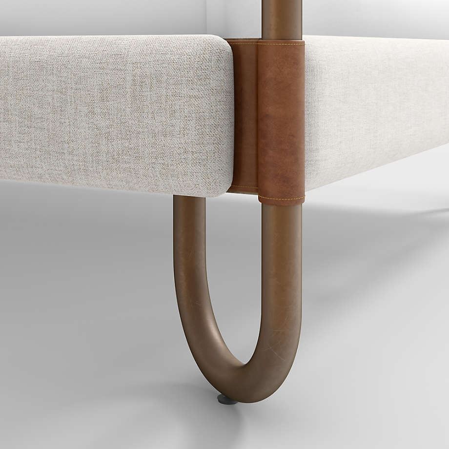 Gracia Upholstered Canopy Bed-King thumbnail 5