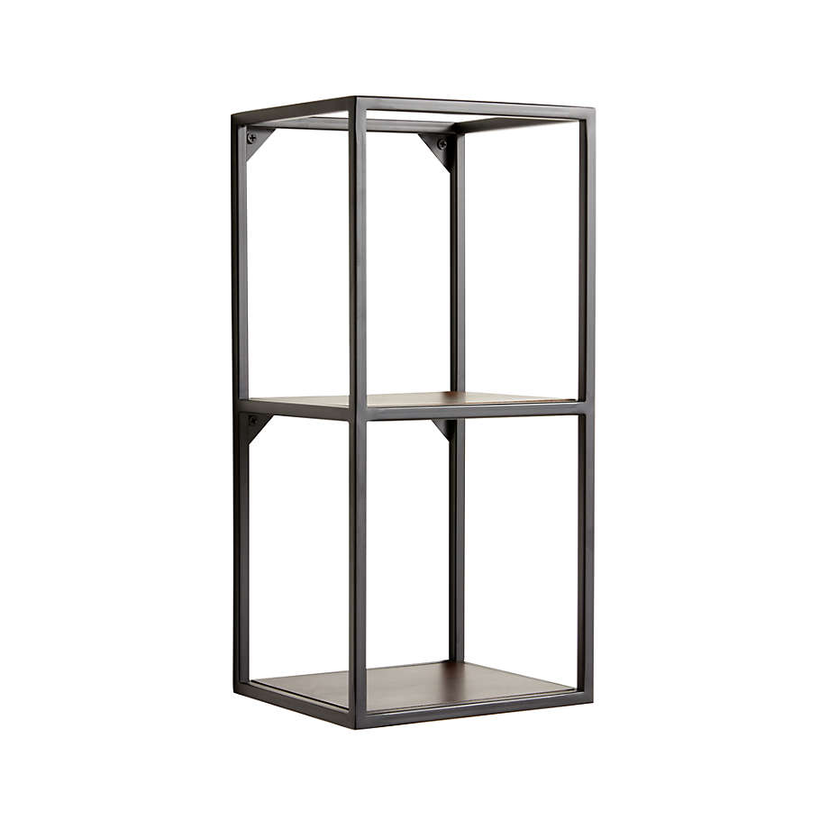 Booker Tall Double Rectangle Wall Display Shelf thumbnail 2