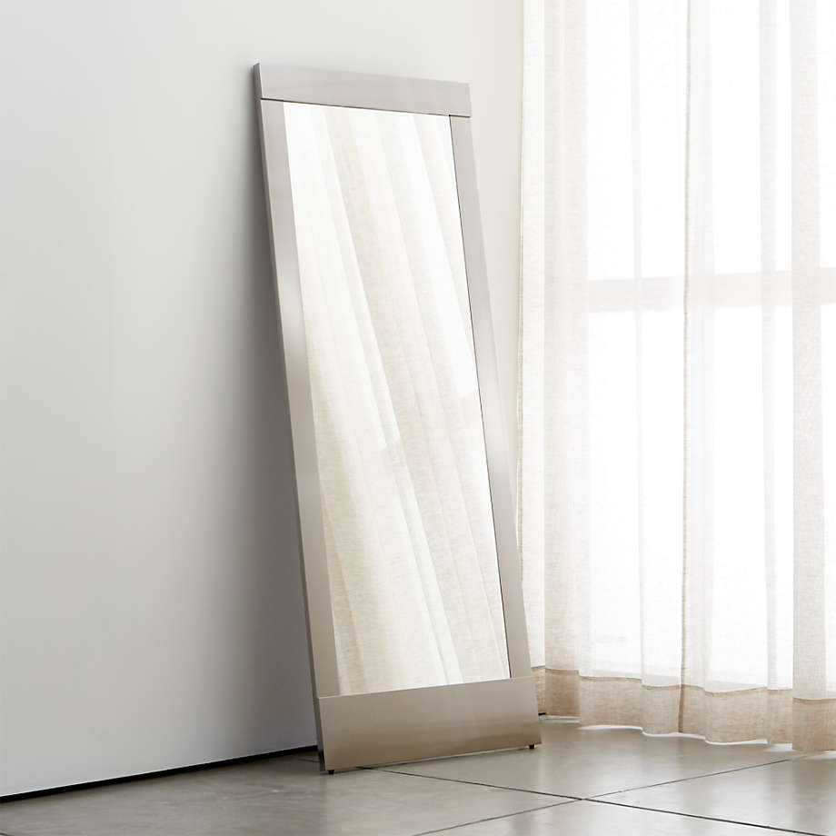 Colby Nickel Floor Mirror thumbnail 2