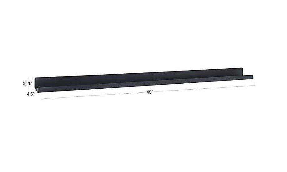Davis 48" Zinc Wall Shelf thumbnail 5