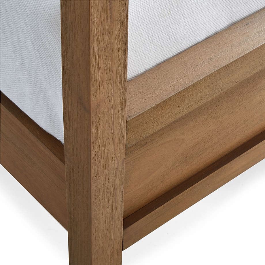 Keane Driftwood Wood Canopy Bed-King thumbnail 4