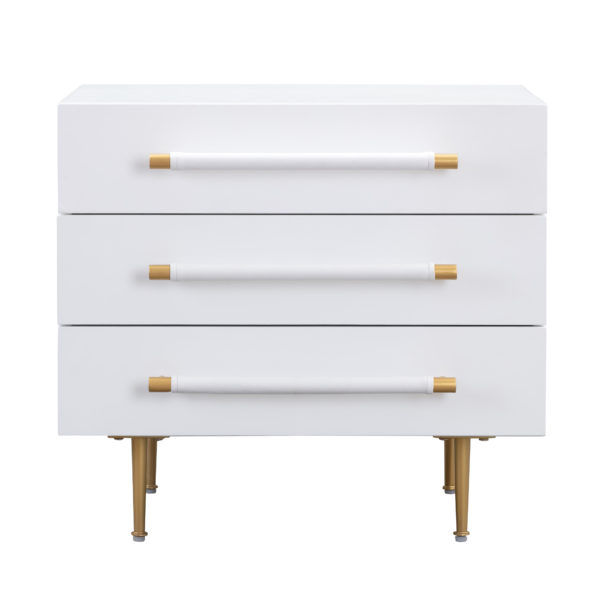 Triton White Nightstand thumbnail 3