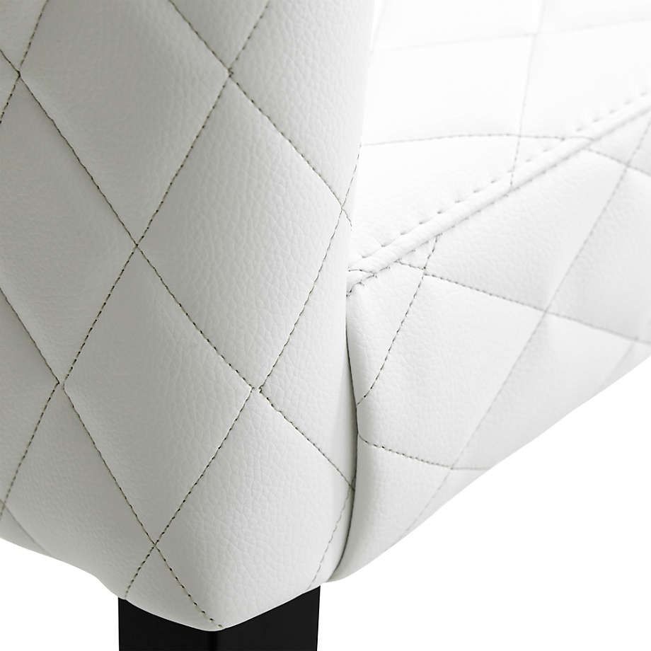 Curran Quilted Oyster Dining Chair thumbnail 5