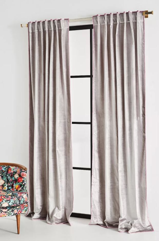 Petra Velvet Curtain-84" thumbnail 2
