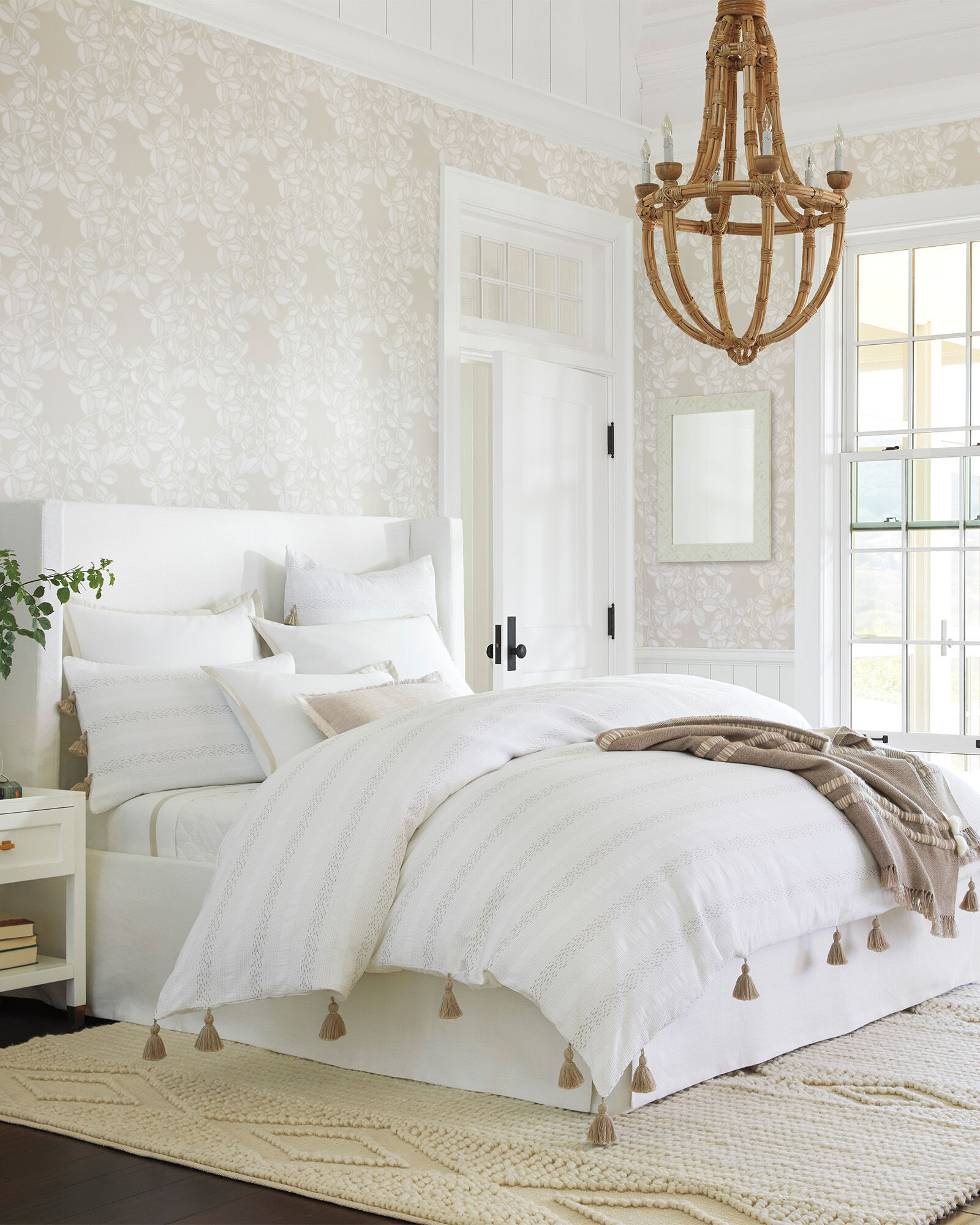 Border Frame Shams King Sand Without Insert 20"x36" thumbnail 2