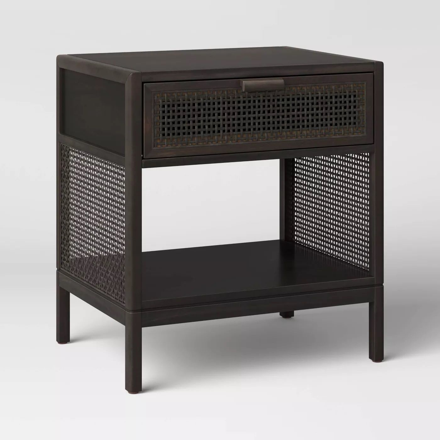 Minsmere Caned Accent Table with Drawer thumbnail 2