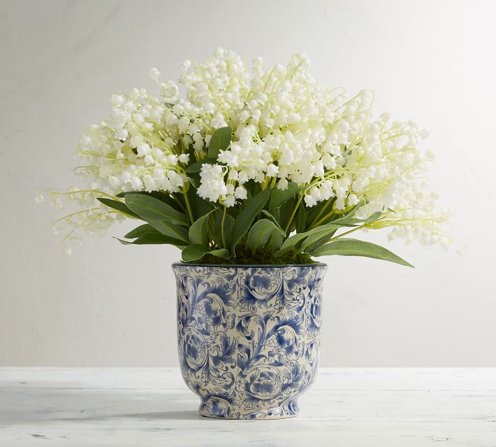 Faux Lily of the Valley in Pot thumbnail 2
