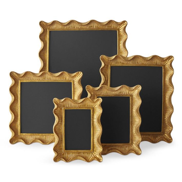 AERIN x Williams Sonoma Home Gold Scalloped Gallery Frame thumbnail 2