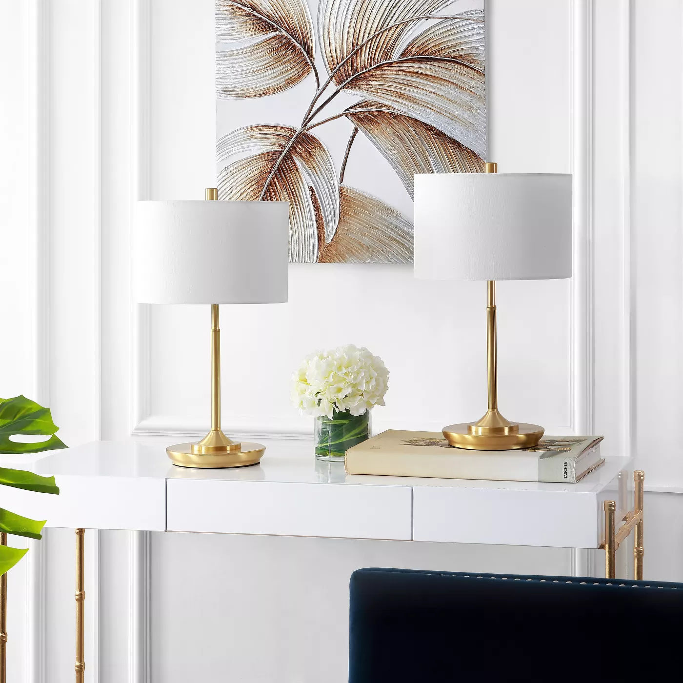 Taren Table Lamp Brass Gold-Safavieh thumbnail 4