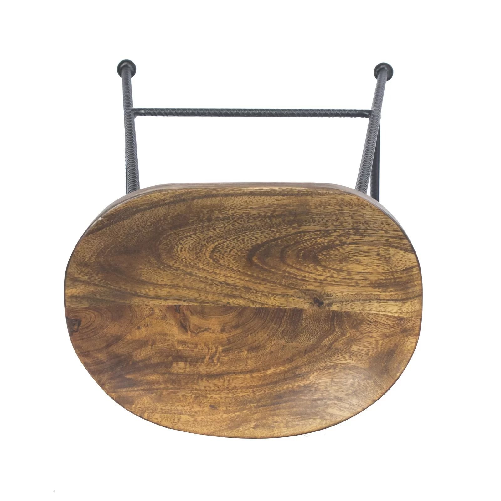 Travon Solid wood Bar Stool thumbnail 4