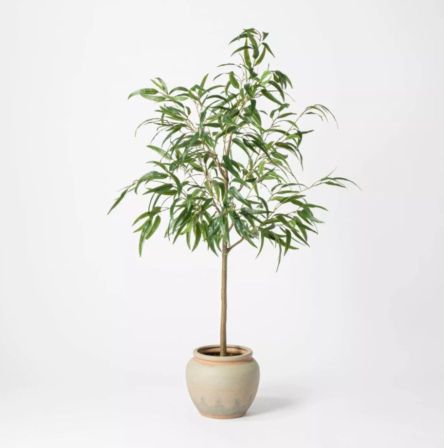Artificial Weeping Eucalyptus Tree in Pot thumbnail 2