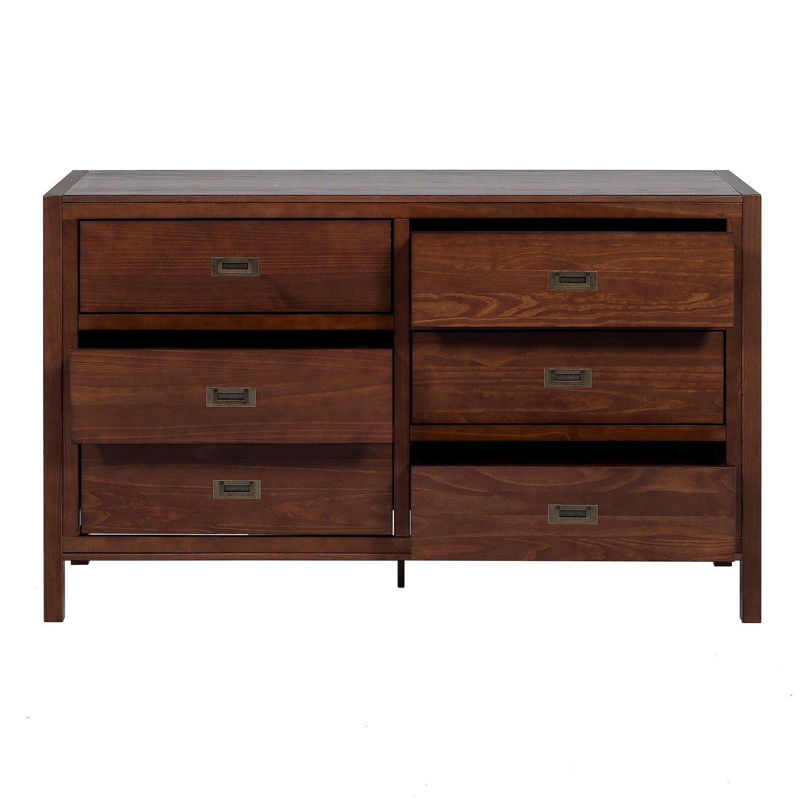 Petrillo 6 Drawer 57'' W Double Dresser thumbnail 2