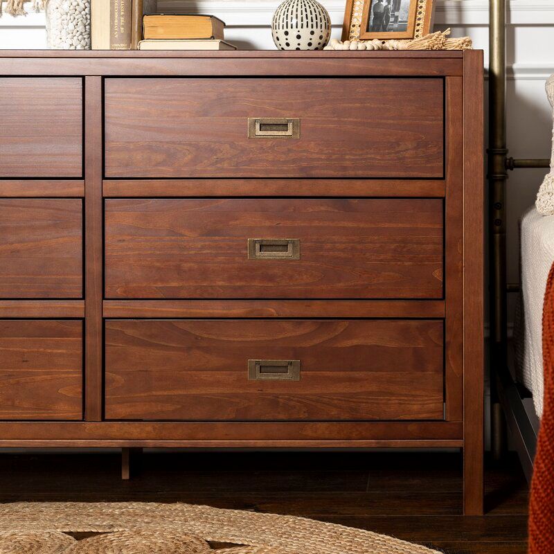 Petrillo 6 Drawer 57'' W Double Dresser thumbnail 6